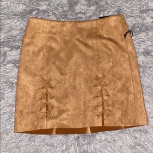 faux suede skirt✨